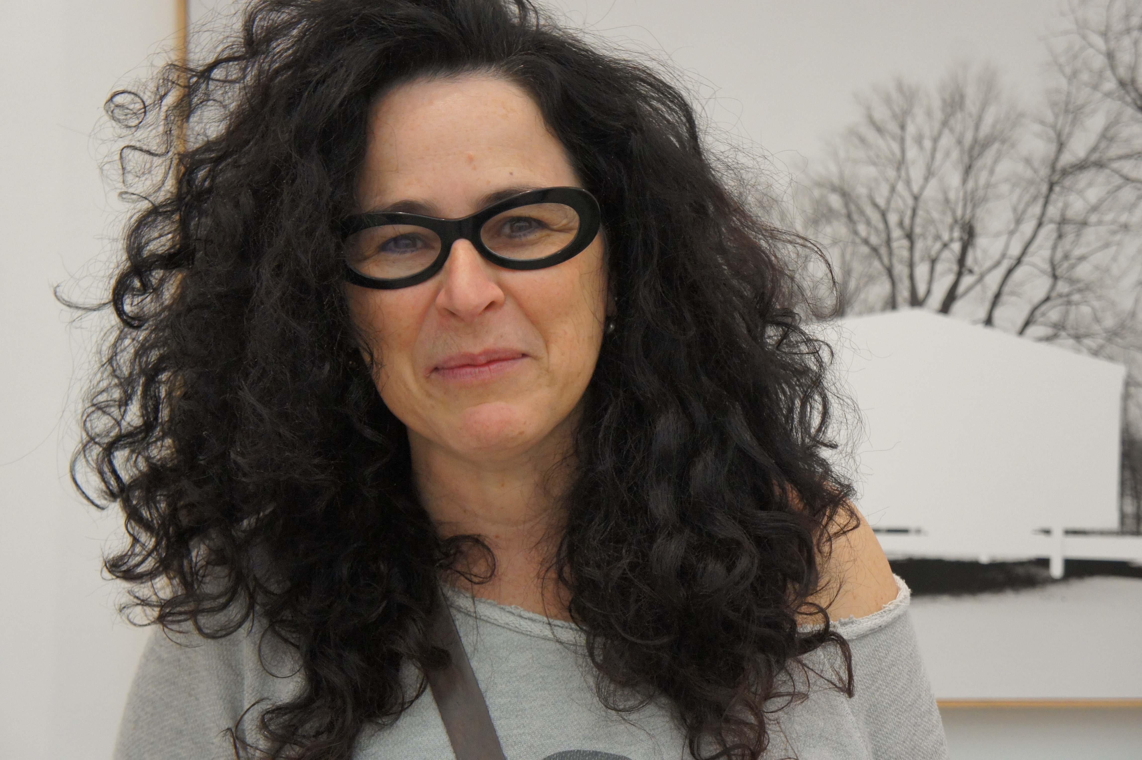 cabri gallery. in the background, a work by yair barak.photographer: drora dekel, 2014�