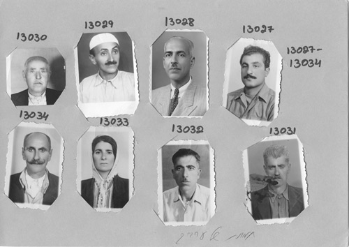 unknown photographers, ''pictures of arabs'', approx. 1949-1950, hagana archive, the photographs were originally in the files of the information service, which apparently dealt with palestinians desiring repatriation to their homes and lands in israel after the 1948 war, ''infiltrators'' according to israeli terminology. the contents of the files were reorganized by the archive in the 1990s. the structure and extent of the original files is not known
