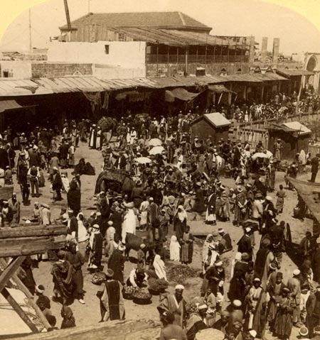 Jaffa, the market, 1899