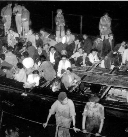 Haifa Port, Jewish Immigrants, late 1940s