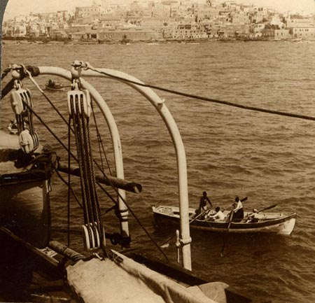 Jaffa, the city from the sea, curca 1900